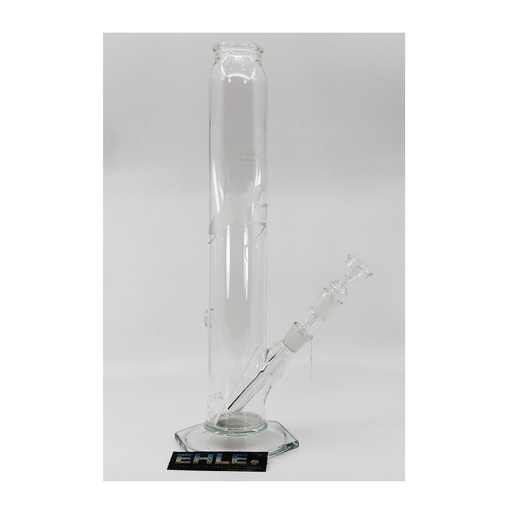 EHLE Glasbong ARTline Gottesanbeterin Zylinder gerade 1000 ml – NS 18,8 - weitere Ansicht
