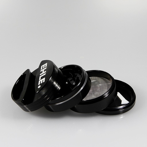 EHLE Grinder L Aluminium 4-teilig Ø 75 mm – Schwarz - weitere Ansicht
