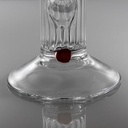 EHLE Glasbong Rippenrohr Rundfuß 37 cm – NS 14,5, Lava – Ansicht 2