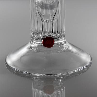 EHLE Glasbong Rippenrohr Rundfuß 37 cm – NS 14,5, Lava - weitere Ansicht
