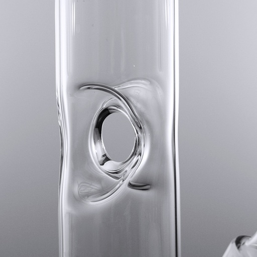 EHLE Eisbong Zylinder gerade 500 ml – NS 18,8, Grün-Orange - weitere Ansicht
