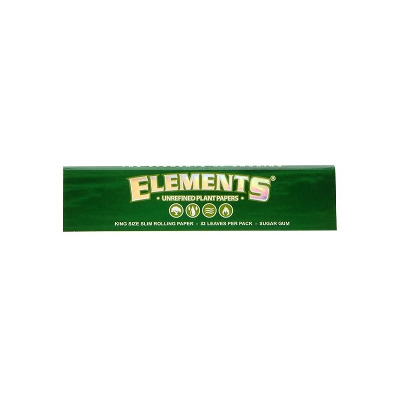Elements Papers Green King Size Slim – 32 Blatt – Ansicht 2
