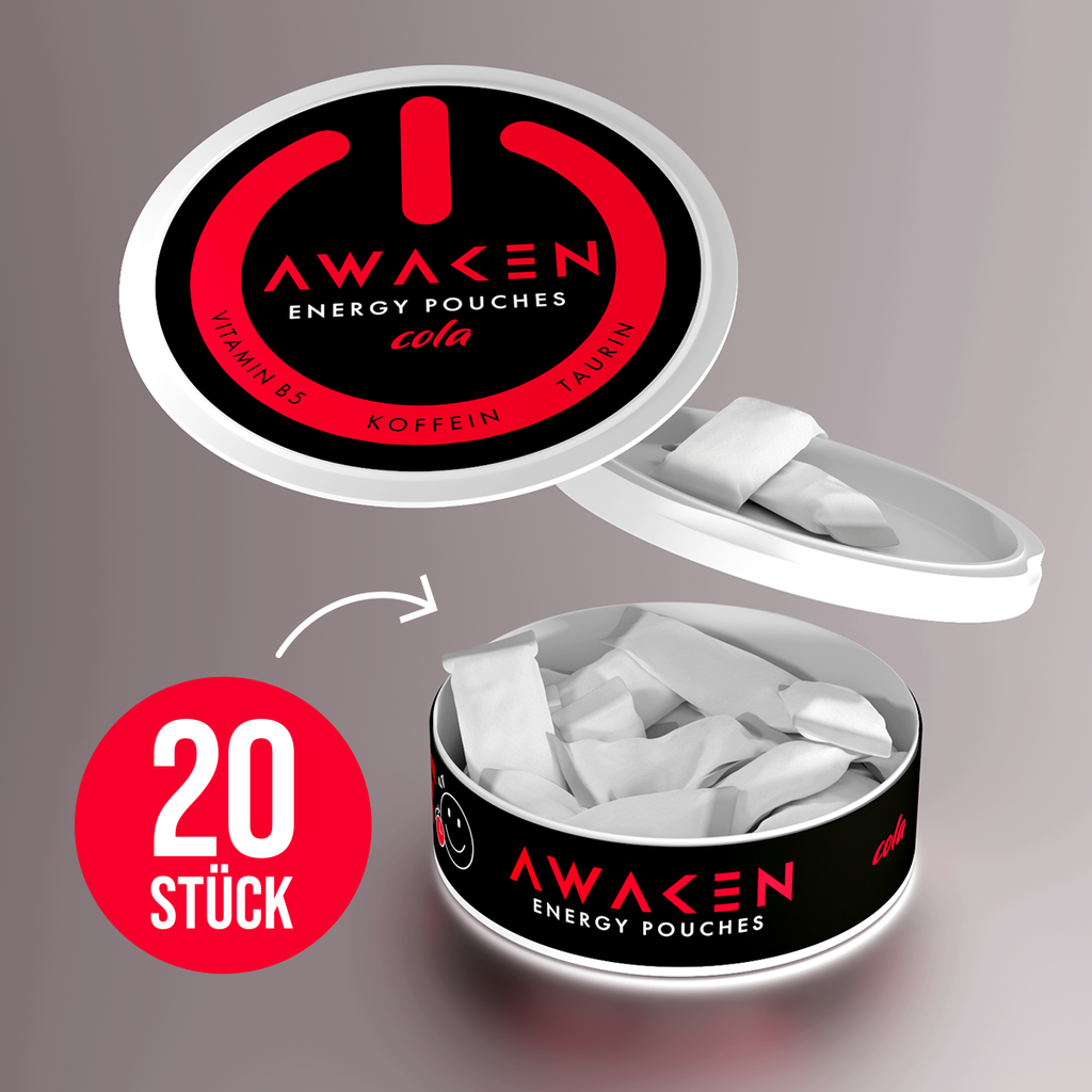 AWAKEN Energy Pouches (Cola) – Ansicht 3