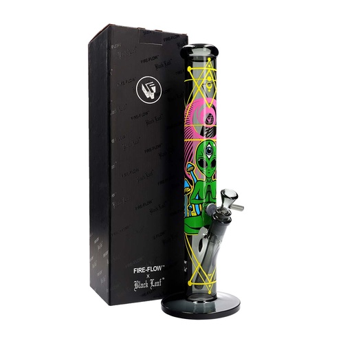 FIRE-FLOW™ - X Black Leaf Bong TRIPPY ALIEN - weitere Ansicht