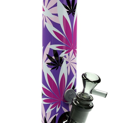 FIRE-FLOW™ X Black Leaf Bong PINK LEAVES - weitere Ansicht