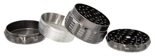 Grinder Grip Metall 4-teilig Ø 63 mm – Rauchgrau - weitere Ansicht