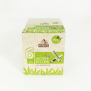 GIZEH Aktivkohlefilter Bio-Hanf & Gras Ø 6 mm – 10 Stück – Ansicht 2