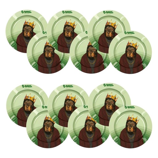 G-ROLLZ Aschenbecher Pets Rock 6 Big Doogie Metall Ø 13,5 cm - weitere Ansicht