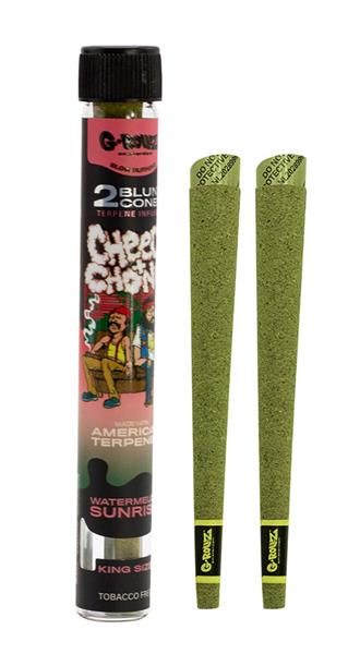 G-ROLLZ Cones Cheech & Chong mit Terpenen – 2 Stück (Watermelon Sunrise) – Ansicht 2