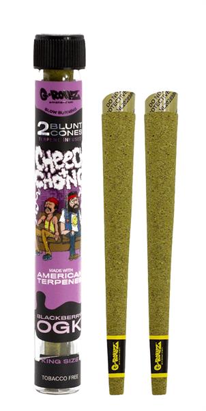 G-ROLLZ Cones Cheech & Chong mit Terpenen – 2 Stück (Blackberry OG Kush) – Ansicht 2