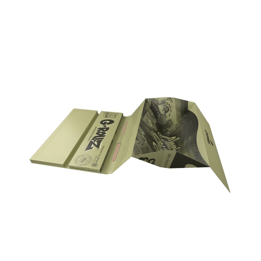 G-ROLLZ Papers Cheech & Chong Medicago Sativa King Size Slim mit Tips – 50 Blatt – Ansicht 2