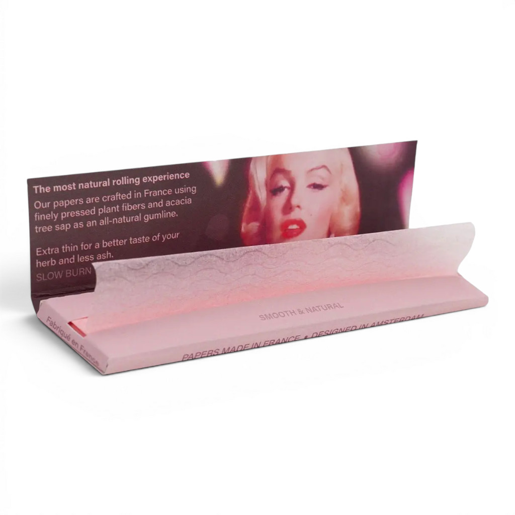 G-ROLLZ Papers Radio Days Fabulous Face Pink King Size Slim mit Tips – Ansicht 3