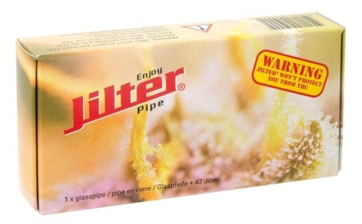 Jilter Glaspfeife mit Filter - weitere Ansicht
