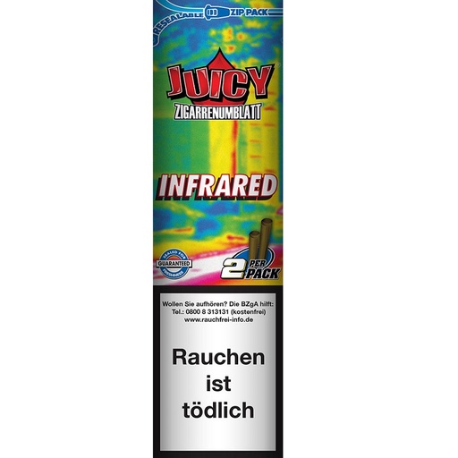 Juicy Jay Blunts Double Wrap Infrared – 2 Stück - weitere Ansicht