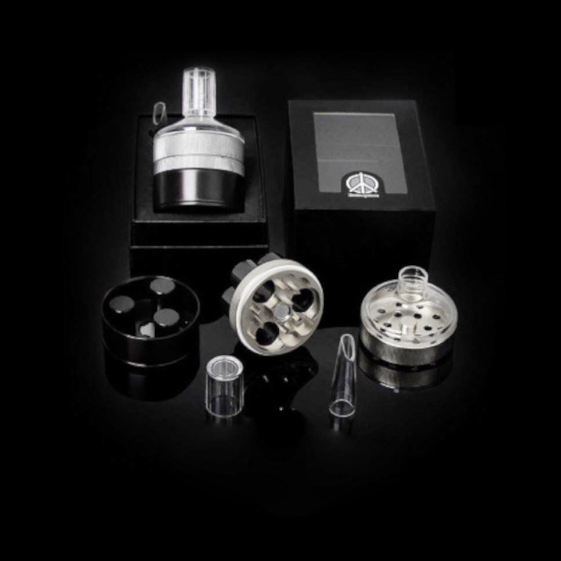 Anaxy Grinder The Dreamer Aluminium 9-teilig Ø 54 mm – Silber – Ansicht 2