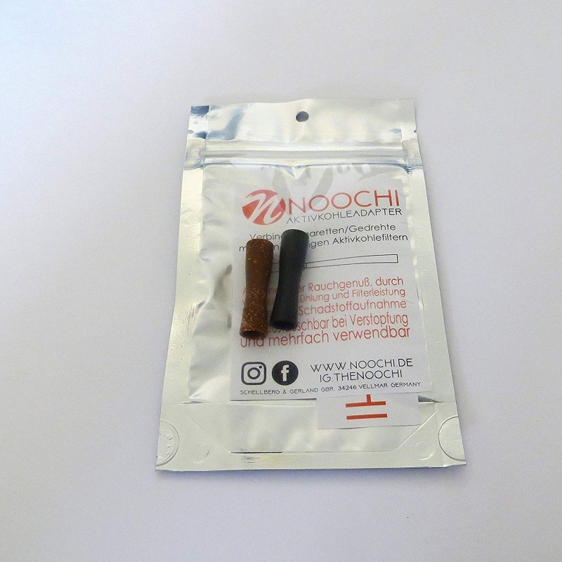 Noochi Aktivkohleadapter Kork und Kunststoff 6–9 mm – 2 Stück – Ansicht 2