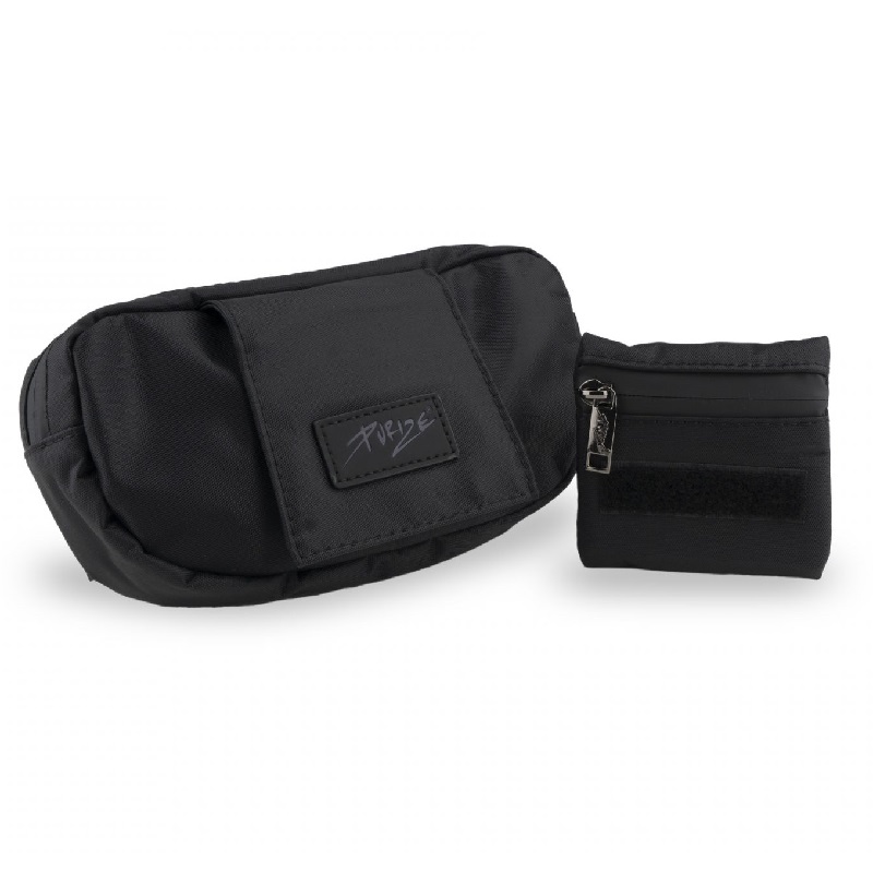 PURIZE Aktivkohle-Bauchtasche geruchsdicht – Schwarz – Ansicht 4