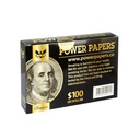 Power Papers 100 Dollar King Size mit Tips – 12 Blatt – Ansicht 2