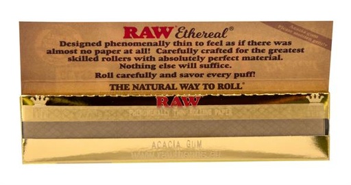 RAW Papers Ethereal Gold King Size Slim – 32 Blatt - weitere Ansicht