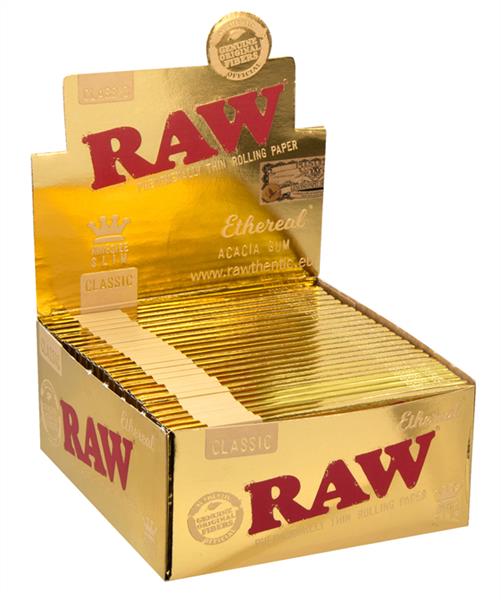 RAW Papers Ethereal Gold King Size Slim – 32 Blatt – Ansicht 3