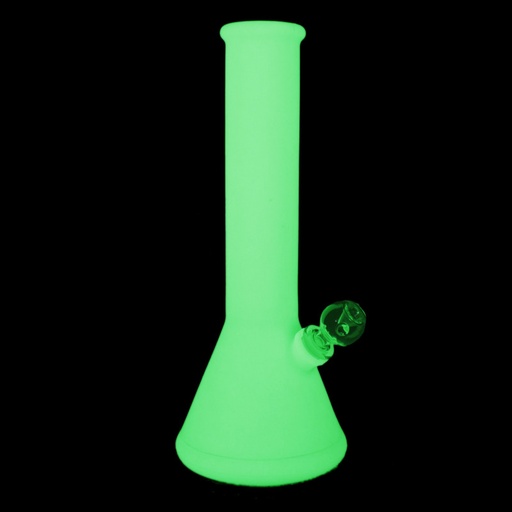 Black Leaf Silikonbong Eis Glow mit Glaskopf – Pink - weitere Ansicht