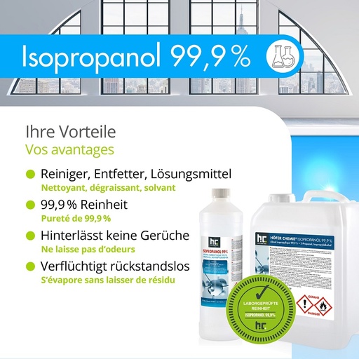 Höfer Chemie Isopropanol 99,9 % – 1000 ml - weitere Ansicht