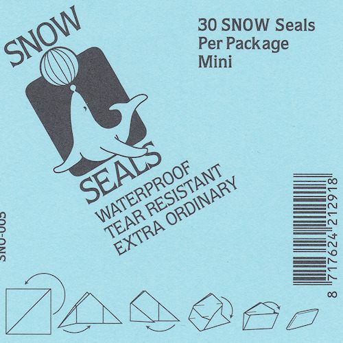 Snow Seals Papier-Pack mit Linien, 30 Stück - weitere Ansicht