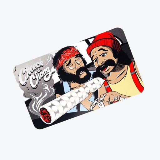 V-Syndicate Grinder Card Cheech & Chong Edelstahl – Quarter Pounder - weitere Ansicht