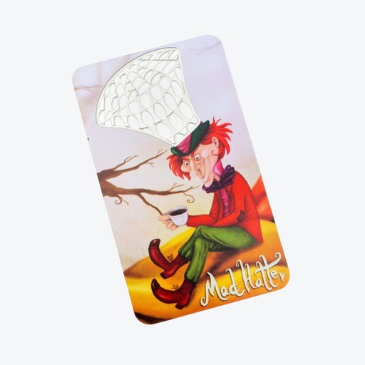 V-Syndicate Grinder Card Alice Edelstahl – Mad Hatter - weitere Ansicht