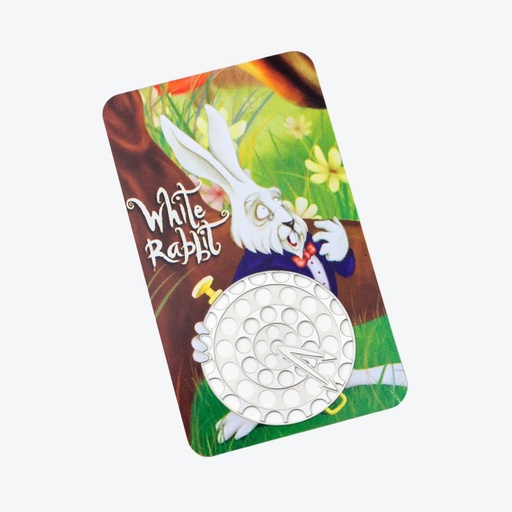 V-Syndicate Grinder Card Alice in Grinderland Edelstahl – White Rabbit - weitere Ansicht