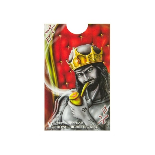 V-Syndicate Grinder Card Royal Highness Edelstahl – King - weitere Ansicht