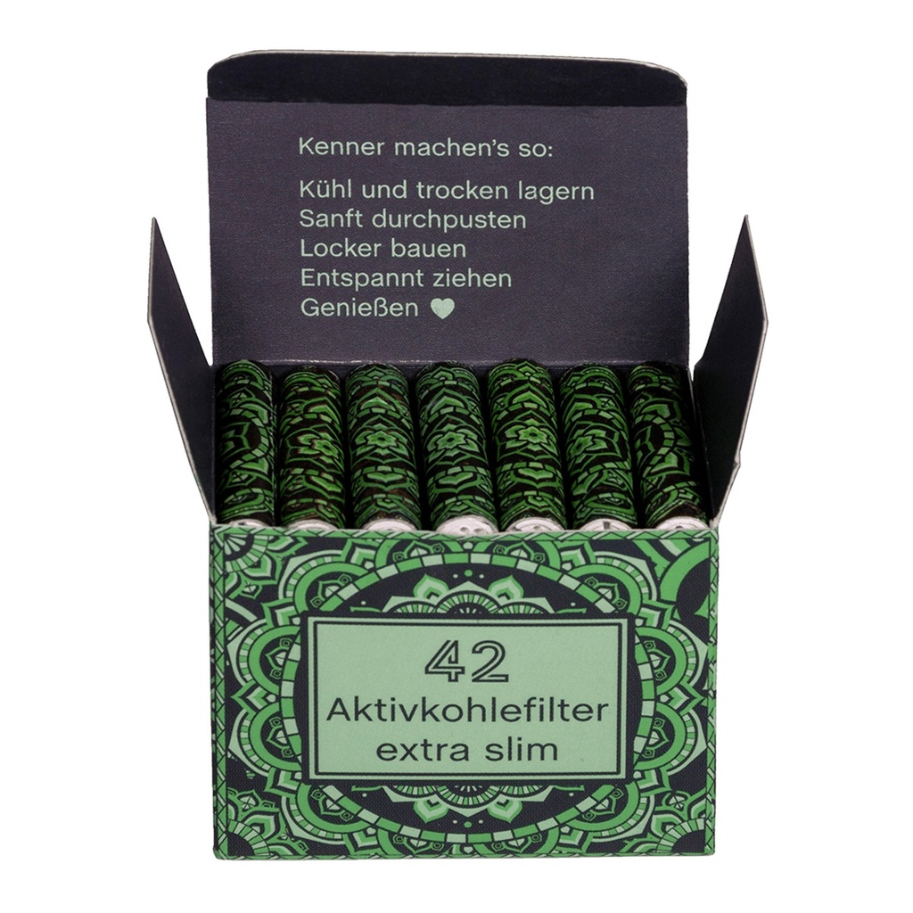 420z Aktivkohlefilter Ø 5,9 mm – 42 Stück (Emerald Shine) – Ansicht 3