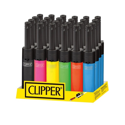 Clipper Stabfeuerzeug Mini Shiny Colors - weitere Ansicht