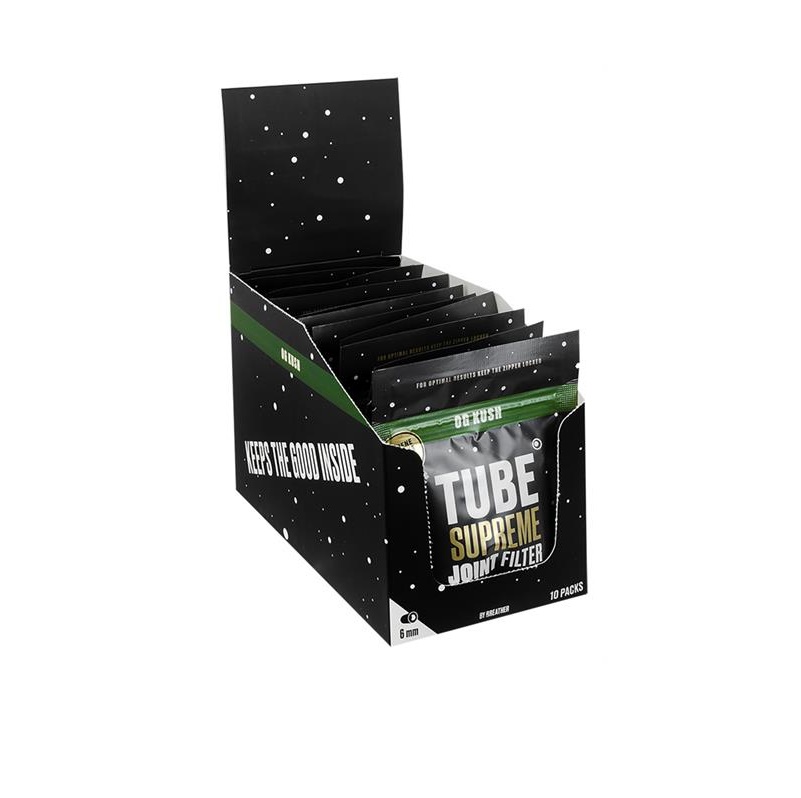 Real Leaf Filter Tube Supreme Terpene Ø 6 mm – 50 Stück (OG Kush) – Ansicht 3