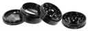 RAW Grinder Hammercraft M Aluminium 4-teilig Ø 55 mm – Schwarz – Ansicht 2