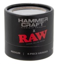 RAW Grinder Hammercraft M Aluminium 4-teilig Ø 55 mm – Schwarz – Ansicht 3