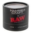 RAW Grinder Hammercraft L Aluminium 4-teilig Ø 62 mm – Schwarz – Ansicht 3