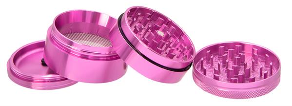 Elements Grinder Aluminium 4-teilig Ø 60 mm – Pink – Ansicht 2
