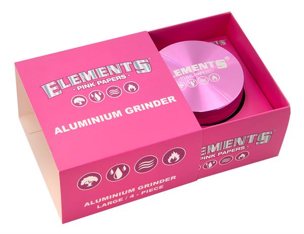 Elements Grinder Aluminium 4-teilig Ø 60 mm – Pink – Ansicht 3