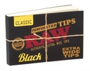RAW Filtertips Classic Black Extra Wide perforiert – 40 Stück – Ansicht 2