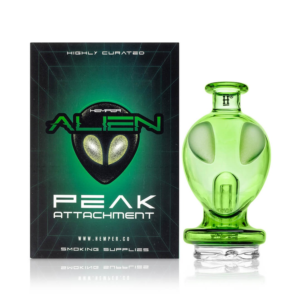 HEMPER Puffco Peak Top Alien – Glasaufsatz 10,7 cm