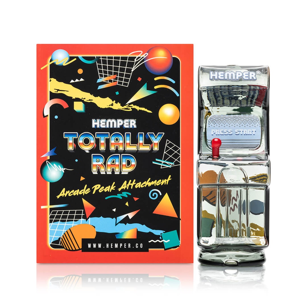 HEMPER Puffco Peak Top Totally Rad Arcade – Glasaufsatz 12,2 cm