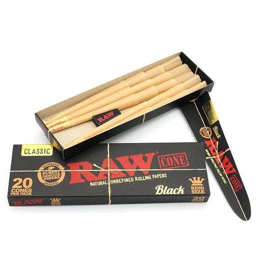 RAW Cones Black King Size – 20 Stück - weitere Ansicht