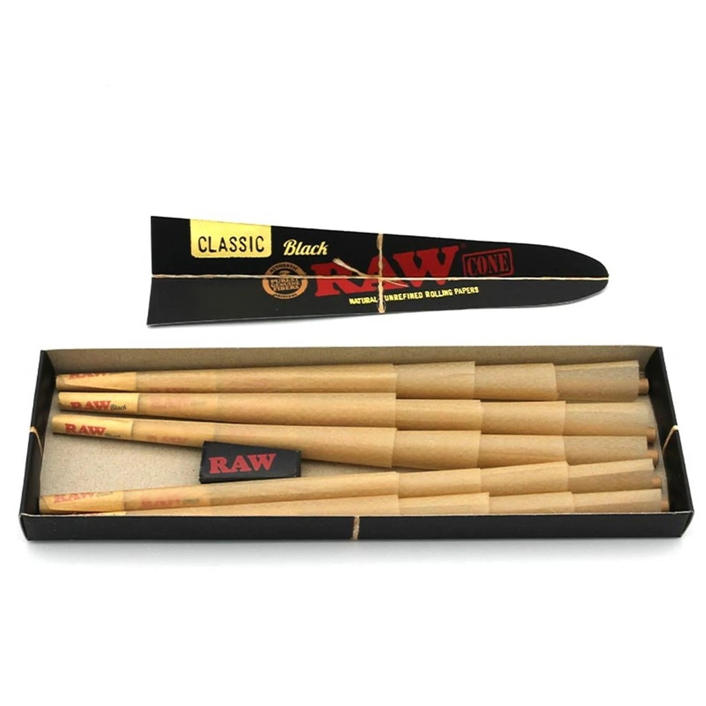 RAW Cones Black King Size – 20 Stück, Cones und Einzelcone