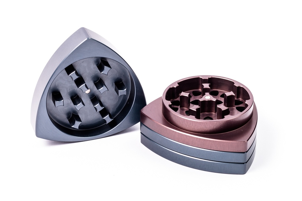 Gleichdick - 4-Teil-Alu-Grinder - NATUR