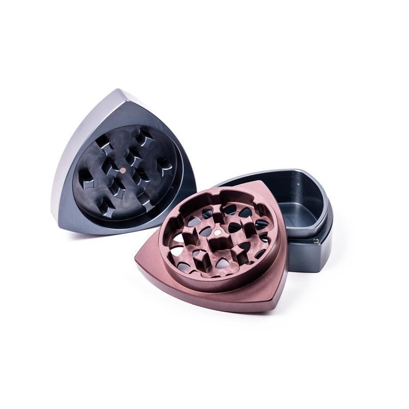 Gleichdick - 3-Teil-Alu-Grinder - STAHLBLAU