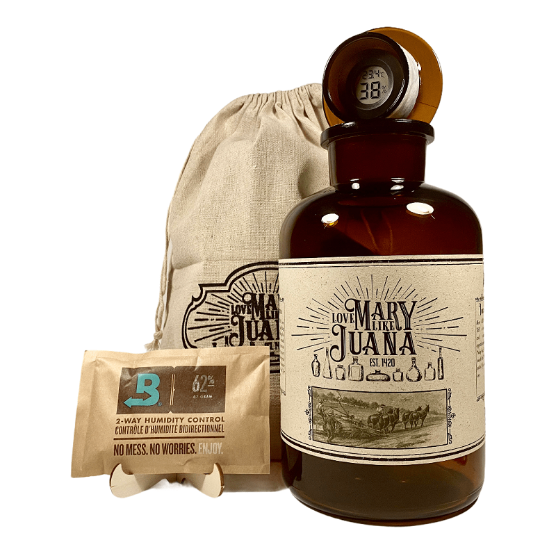 Love Mary Like Juana Mary in a Bottle Glas