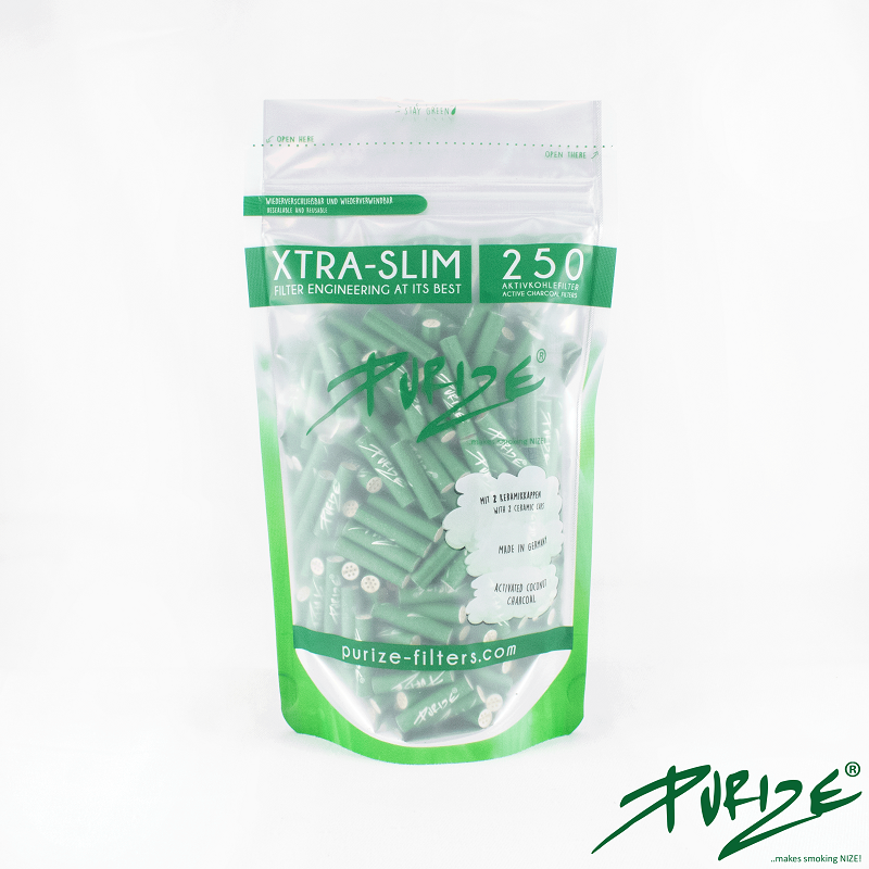 PURIZE - XTRA SLIM - 250 Aktivkohlefilter