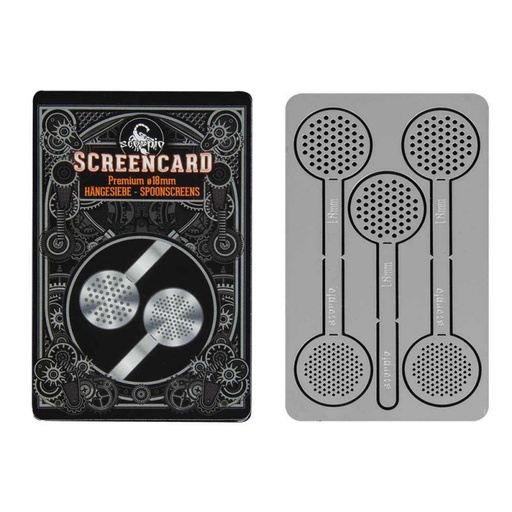 Scorpio Hängesieb Screencard Edelstahl – 4 Stück