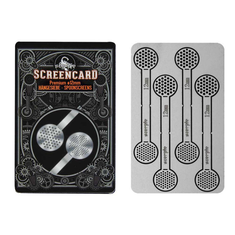 Scorpio - Screencard Edelstahl-Hängesiebe